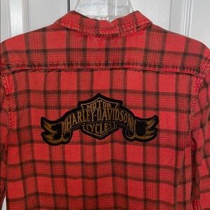 Harley Davidson long sleeve button down